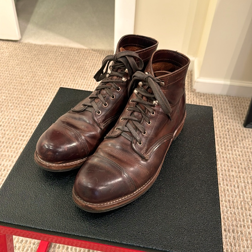 Wolverine 1000 Mile Cap Toe size 10.5D